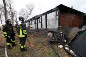 Villanova, un incendio distrugge la sede della Pro loco