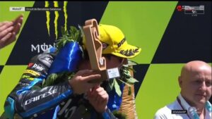 Moto3, Celestino Vietti Ramus sul podio in Catalogna