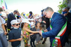 San Carlo, taglio del nastro per la nuova scuola ecosostenibile