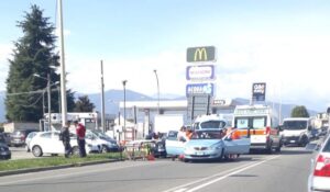 Incidente a Ceretta, un ferito: disagi al traffico