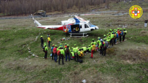 Maxi esercitazione in valle per “operare in quota con l’eliambulanza”