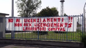 Comital, prosegue il presidio dei lavoratori contro la chiusura dell’azienda