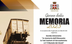 Conferenza e pièce teatrale: l’omaggio di Ciriè alla tragedia della Shoah