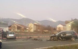 Incidente sulla Sp2 a Ciriè, due i feriti
