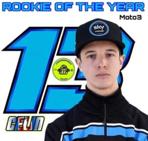 Moto3, Celestino Vietti è “rookie of the year”