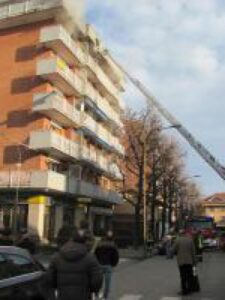 Ultima ora: incendio a Ciriè