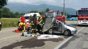 Scontro tra due auto sulla Mandria: grave un automobilista ciriacese