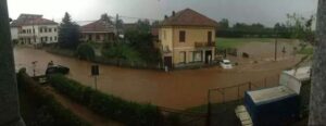 Anche Cafasse allagata. Soccorso anziano colto da malore per la paura del “tornado”