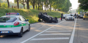 Ennesimo incidente sulla Direttissima, ferito un motociclista