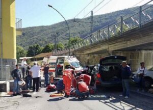 Germagnano, motociclista ferito in un incidente