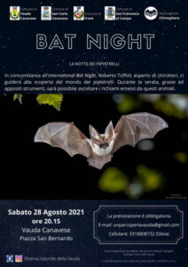 La Bat Night per conoscere e difendere i pipistrelli