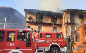 Attimi di paura nelle Valli di Lanzo: incendio alla Trattoria dei Passeggeri