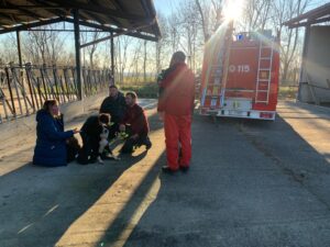 San Francesco al Campo, cane rischia di annegare in una vasca per la raccolta dell’acqua