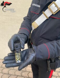 Tenta la truffa ai danni di un’anziana e poi aggredisce i carabinieri con lo spray urticante