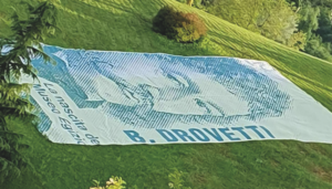 A Barbania è sparita la gigantografia di Drovetti, il “papà” dell’Egizio