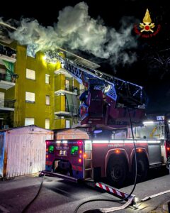 Cirié, una persona ricoverata dopo l’incendio  di questa mattina