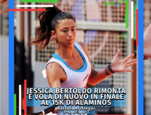 La tennista ciriacese Jessica Bertoldo agli Internazionali d’Italia