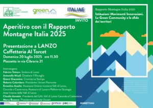 Domenica 20 luglio a Lanzo la presentazione del rapporto “Montagne Italia 2025” di Uncem