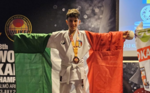 Karate, bronzo mondiale per Gabriele Signorelli in Svezia
