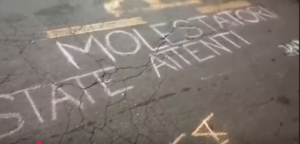 Provincialotta: gessettata alla stazione di Ciriè contro la  transfobia -VIDEO-