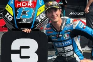 Moto2, Celestino Vietti sul podio nel Gran Premio d’Austria