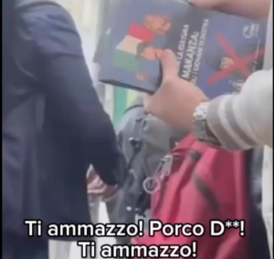 Tensioni al Liceo Artistico Primo per il volantinaggio dei giovani di Fratelli d’Italia contro i “maranza” -Video-