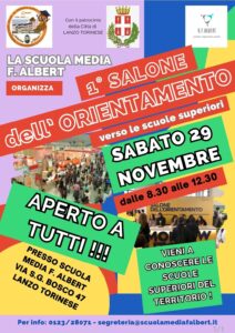 Pronto il Salone dell’orientamento all’istituto paritario “Albert” di Lanzo