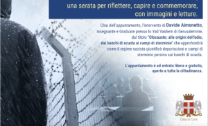 Giorno della Memoria 2026: incontro con Davide Aimonetto alla “Corghi” per riflettere e commemorare le vittime della Shoah