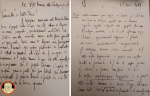 Storia e legalità: i Carabinieri di Torino recuperano gli appunti segreti di Mussolini
