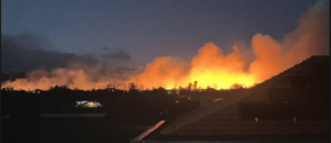 Vasto incendio sulla Vauda: il vento alimenta il rogo