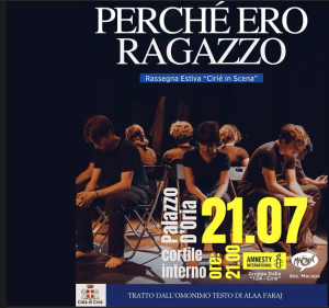 Perché ero ragazzo”: a Palazzo D’Oria va in scena la storia di Alaa